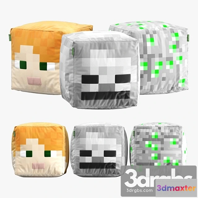955168 - Minecraft Ottoman Set 003