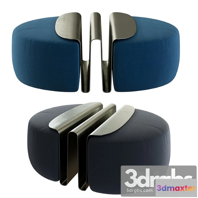 955284 - Natuzzi Wave Pouf