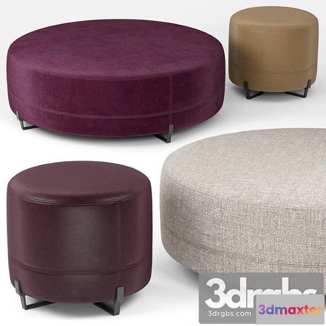 955296 - New york round poufs - poliform 2