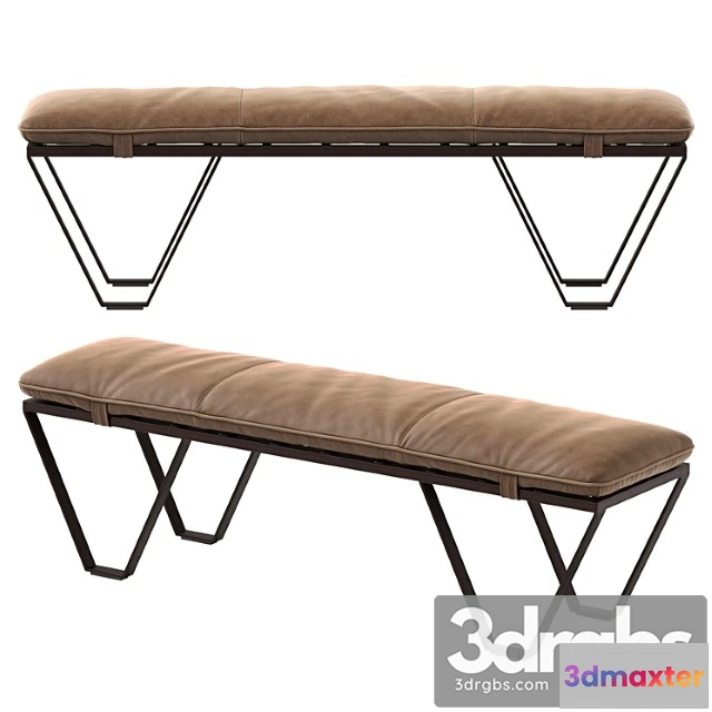 955302 - Nik leather bench 2