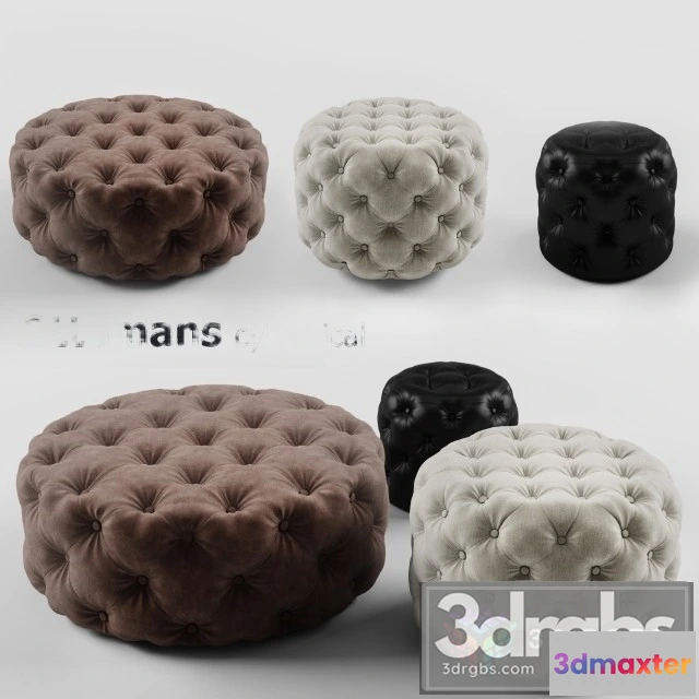 955350 - Ottomans Cylindrical