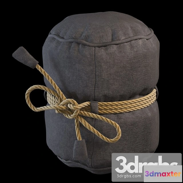 955362 - Padded Stool Knecht Graphite