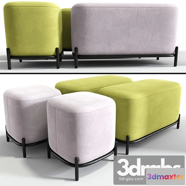 955384 - Pawai square pouf 2