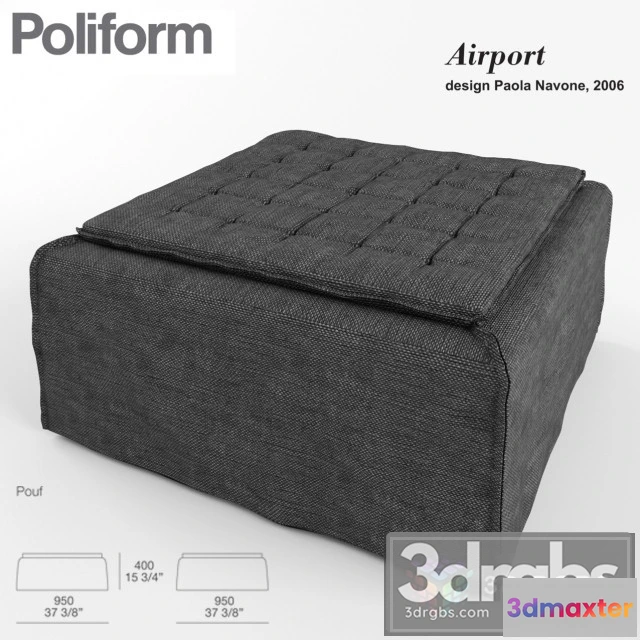 955420 - Poliform Airport Pouf