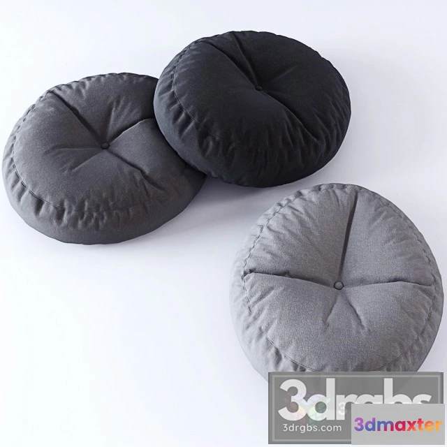 955546 - Pouf Rounded 3 Types