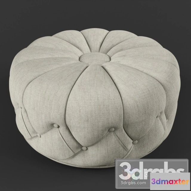 955746 - Round Tufted Pouf
