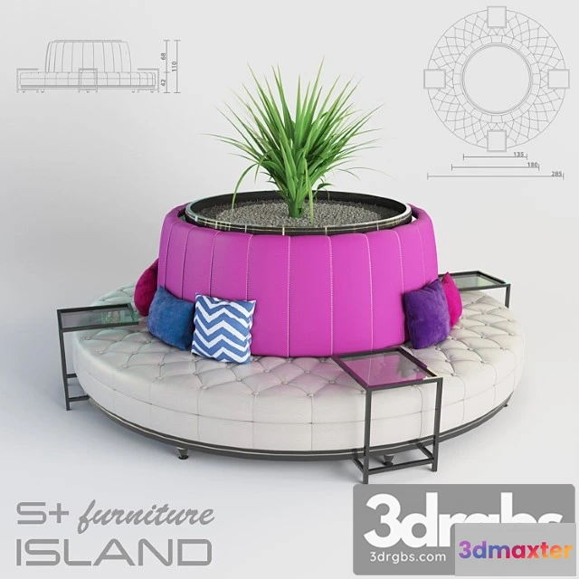 955758 - S Furniture Island Sofa