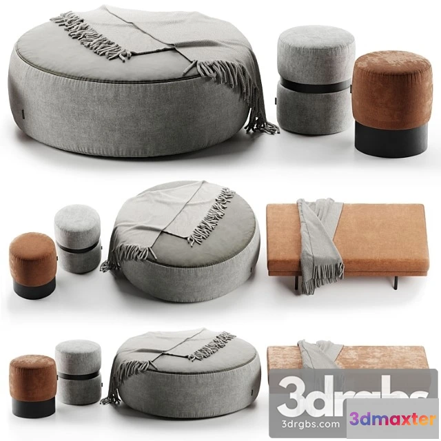 955806 - Set pouf laskasas 2