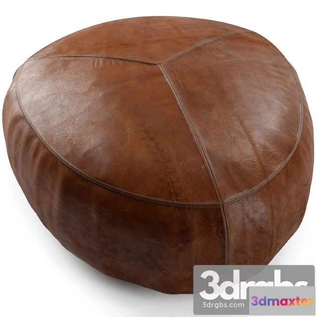 955882 - Stone rawhide brown ottoman 2