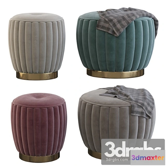 956020 - Velvet pouf 2