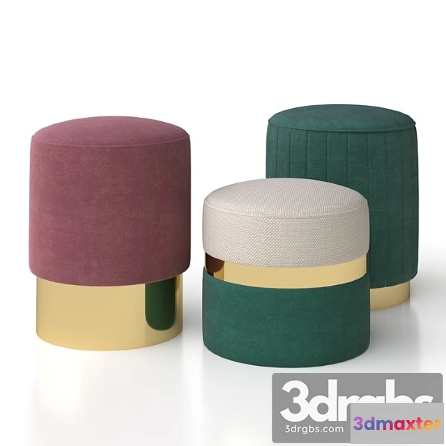 956022 - Velvet stool by smart living 2