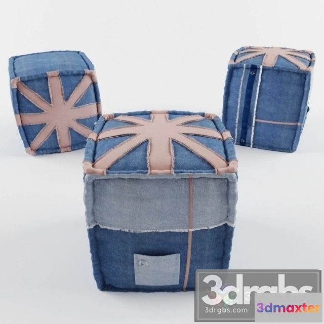 956030 - Vintage Pouf