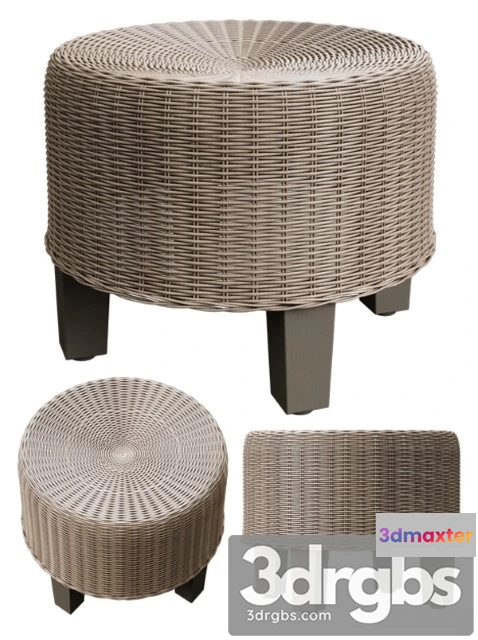 956064 - Wicker Ottoman Ikea Sky