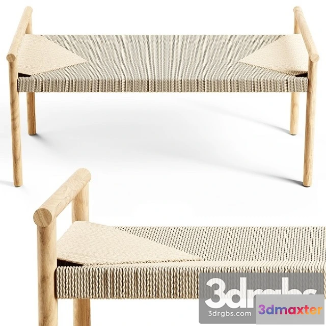 956086 - Zara Home The Braided Bench Large