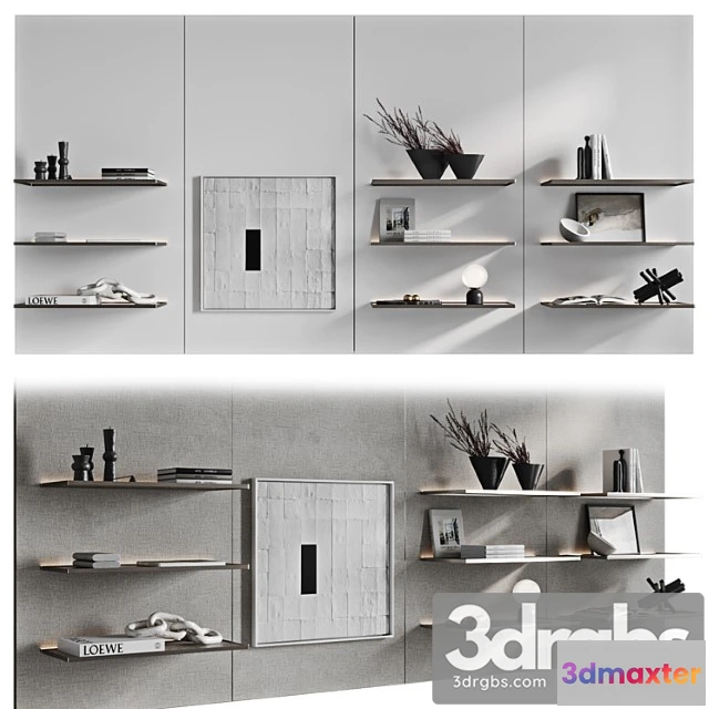 1033376 - Bookcase shelf modern