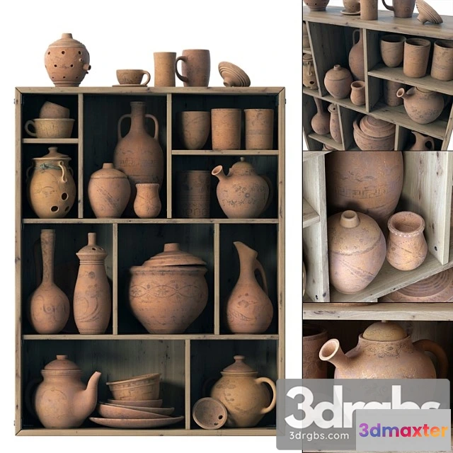 1033400 - clay tableware shelf no.15 - No.2