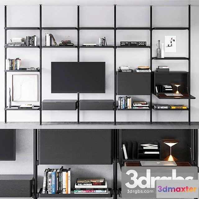 1033474 - Molteni & c hector bookcase composition 3