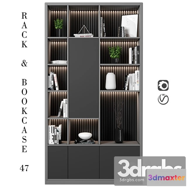 1033498 - Rack and bookcase 47