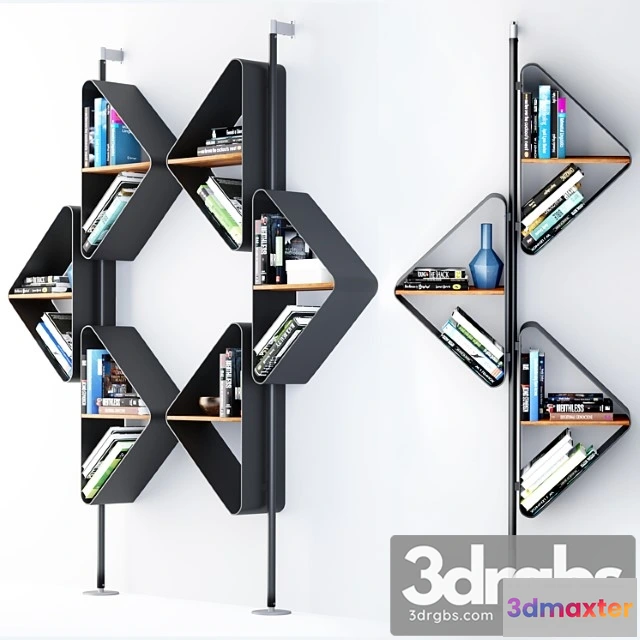 1033584 - Wall- or ceiling-hanging bookcase from cattelan