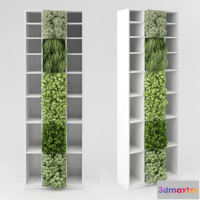 1075138 - Bookshelf with vertical garden PART_1 - 208695