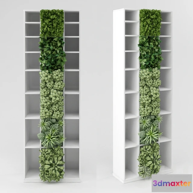 1075140 - Bookshelf with vertical garden PART_2 - 208697