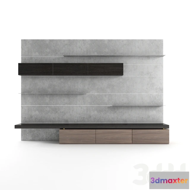 1091402 - Shelf steel decor - 224959