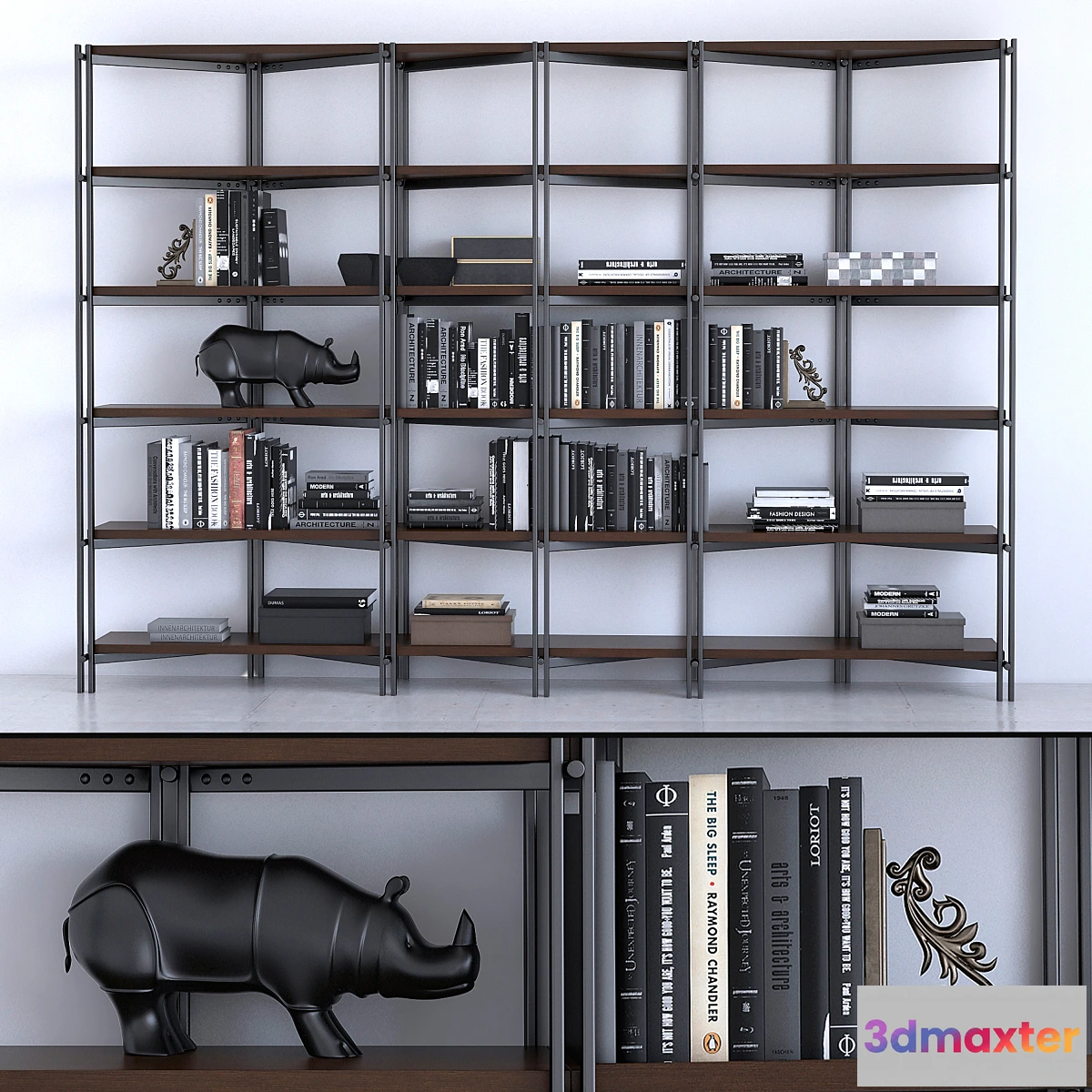 1304635 - Cattelan Italia Bookcase Hudson 3D Max