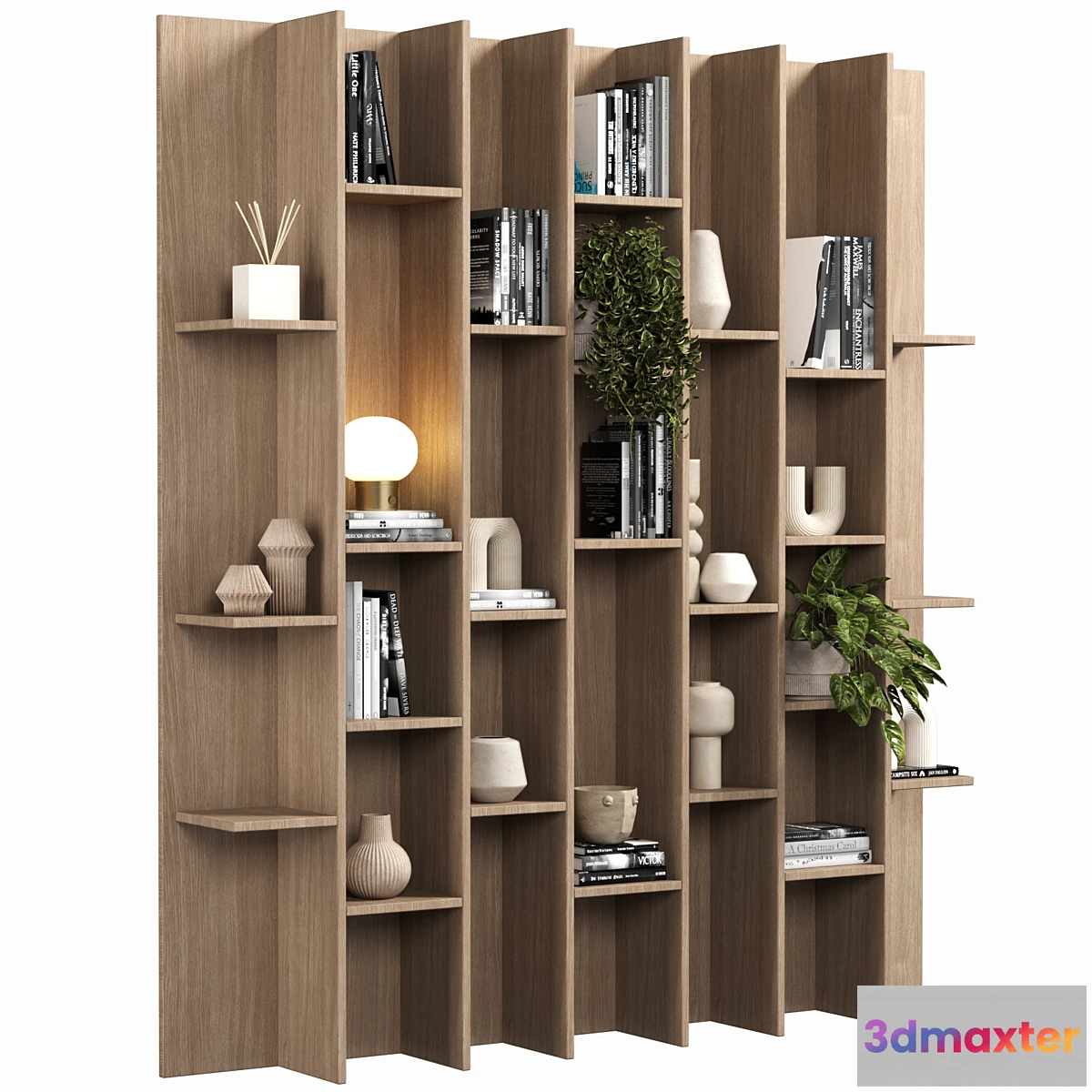 1310203 - Cabinet with shelves 088 3D Max