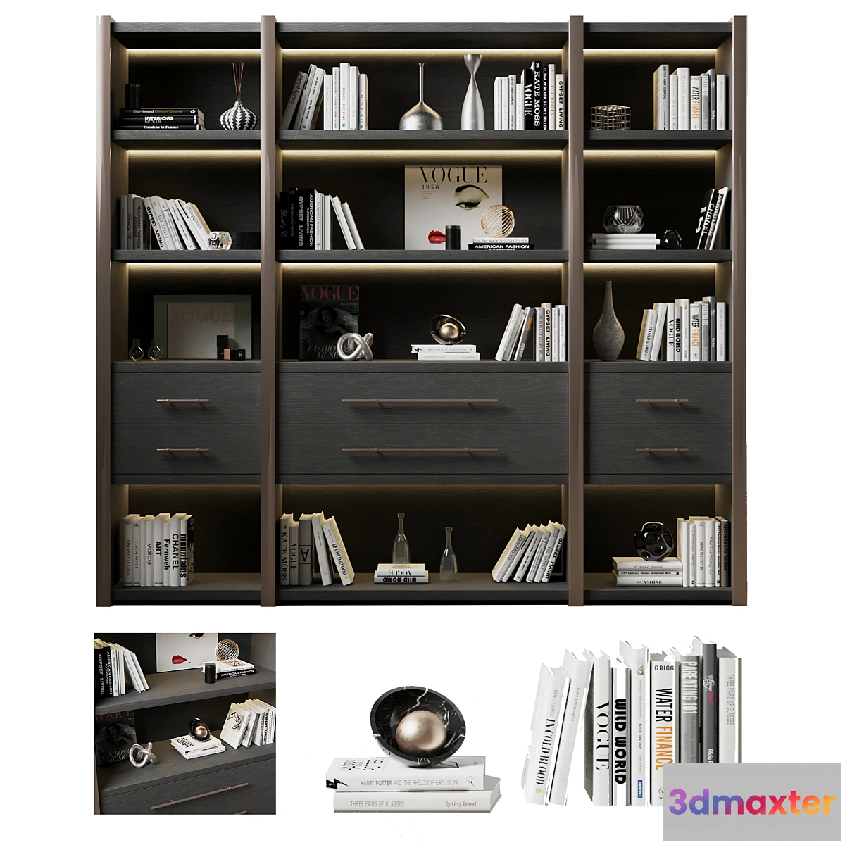 1339917 - CABINET CANOVA eichholtz 3D Max