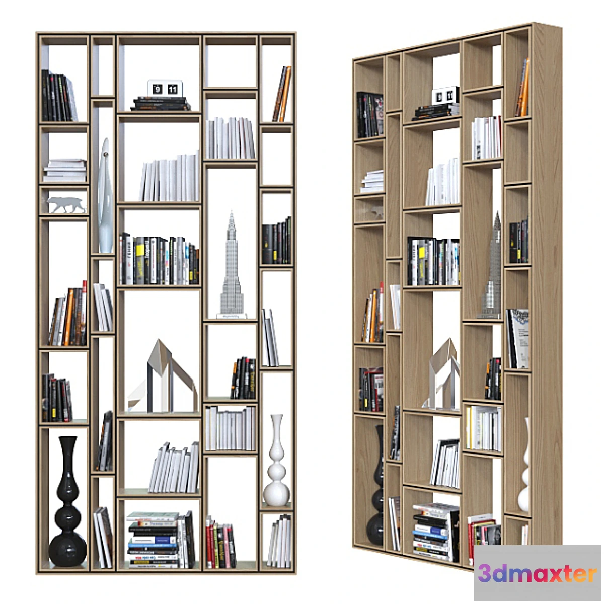 1343535 - Double-sided shelving 013. 3D Max