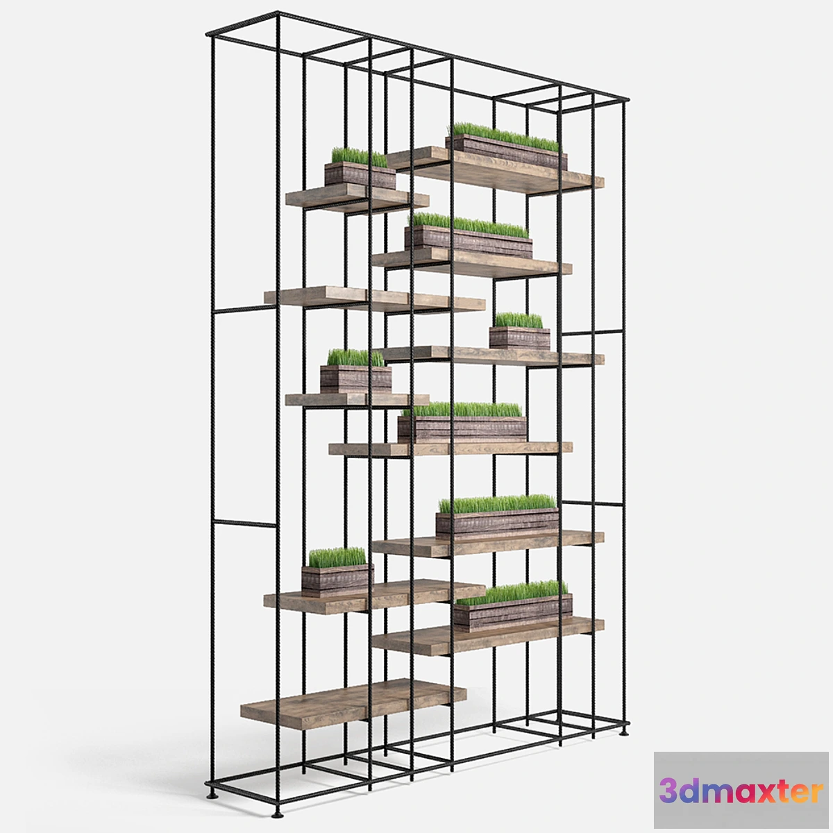 1392568 - industrial shelving 3D Max