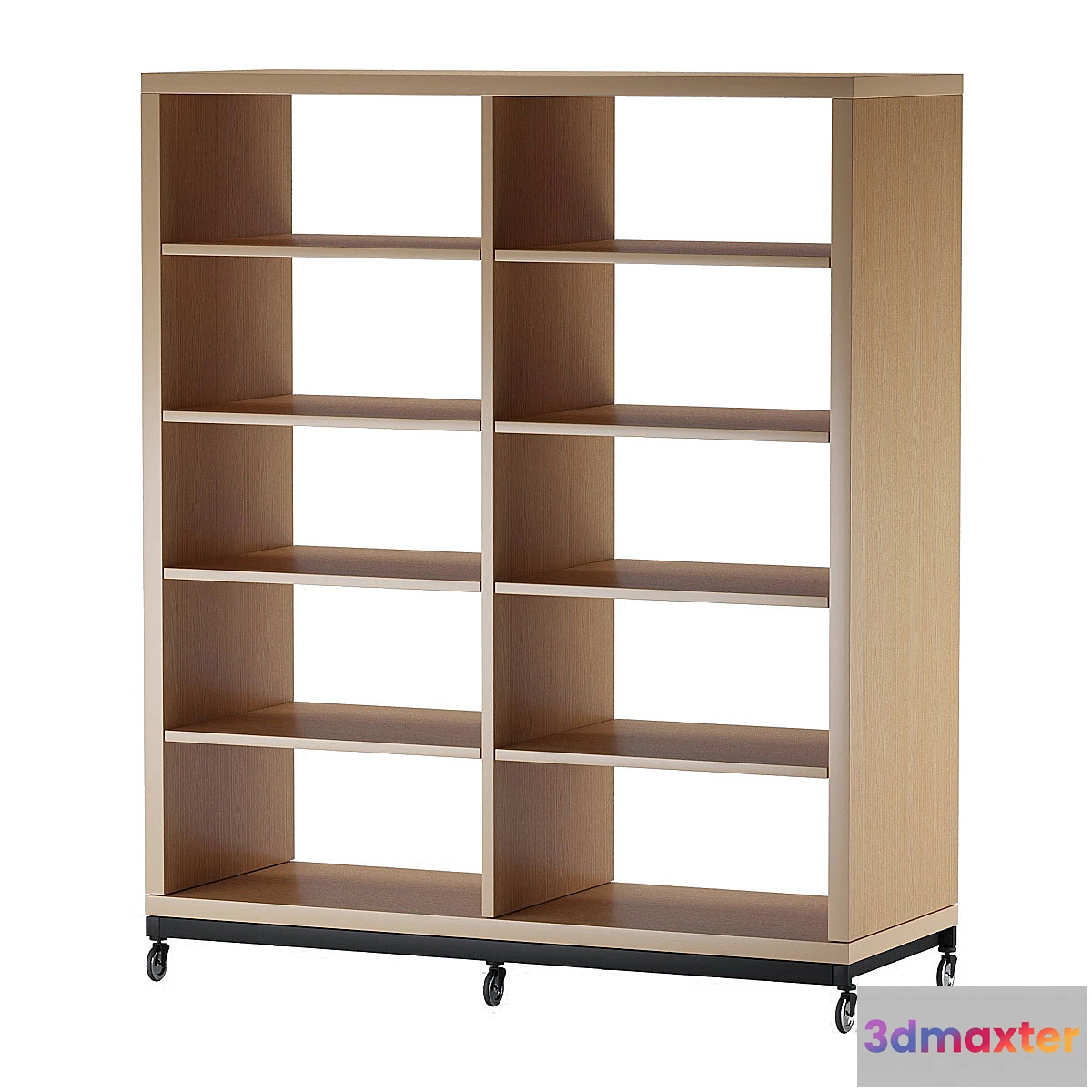1394868 - Rack of 5 shelves on wheels 3D Max