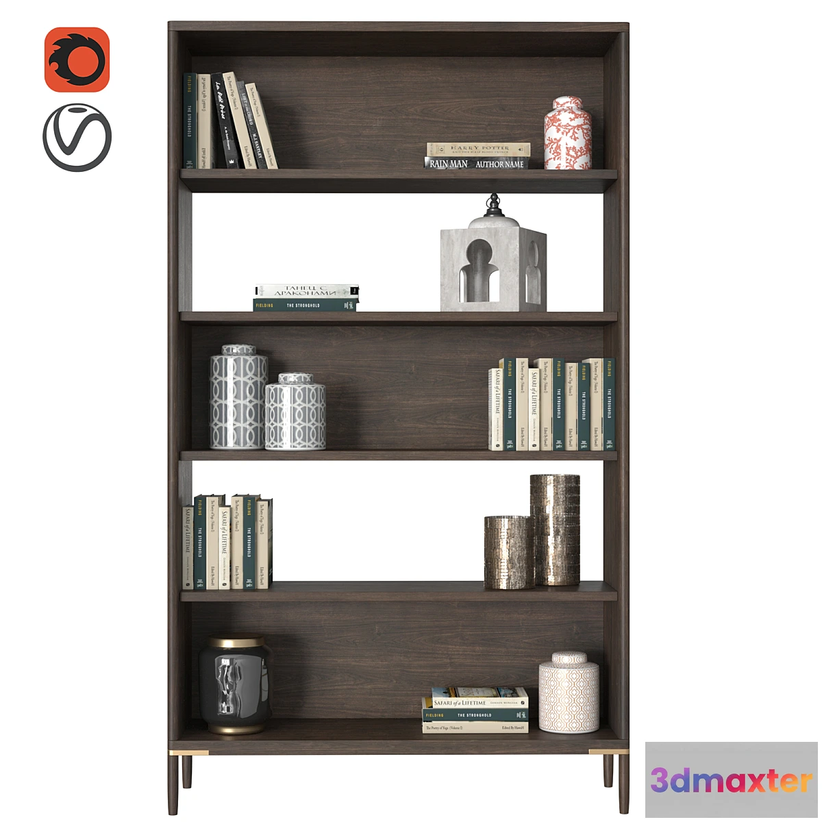 1397724 - Shelving unit high Textures 3D Max