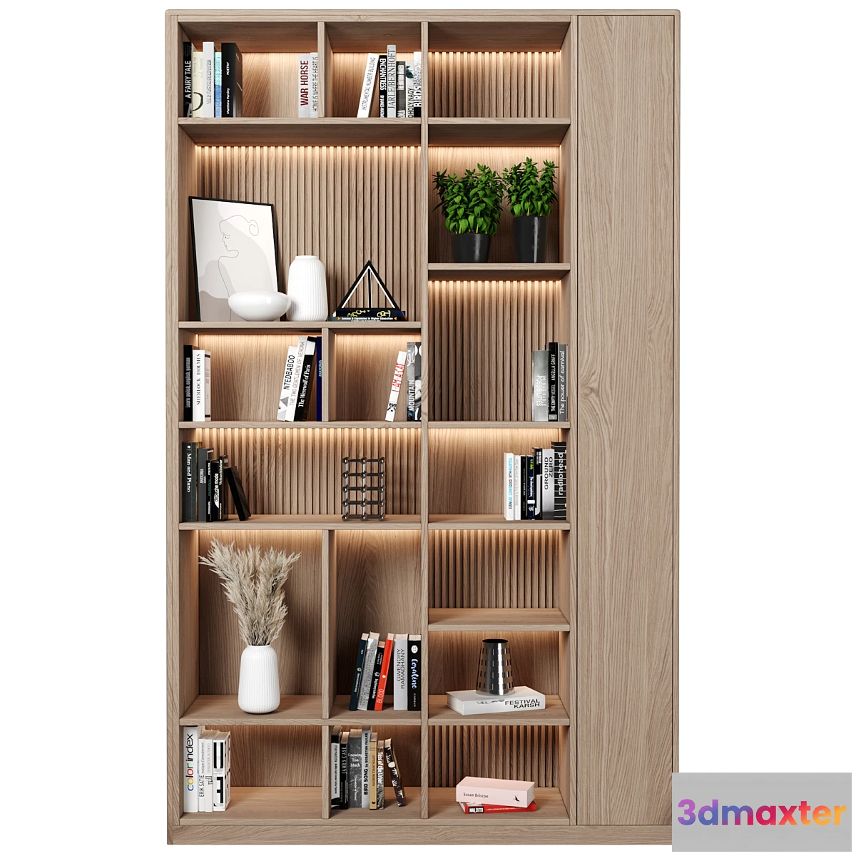 1397868 - Rack and Bookcase 125 3D Max