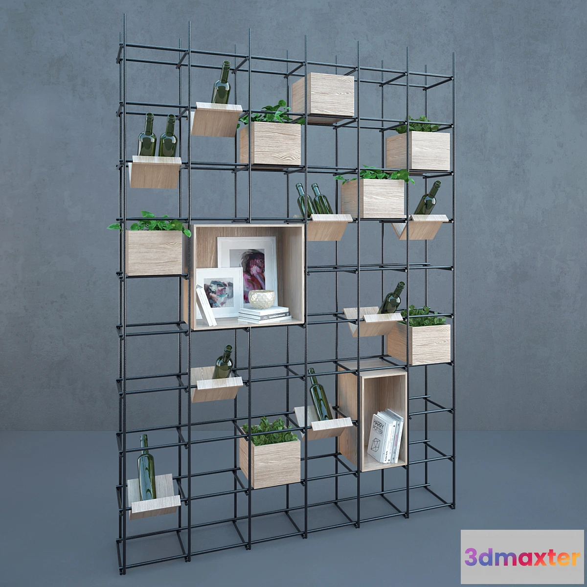 1402882 - Iron shelf for kitchen 3D Max