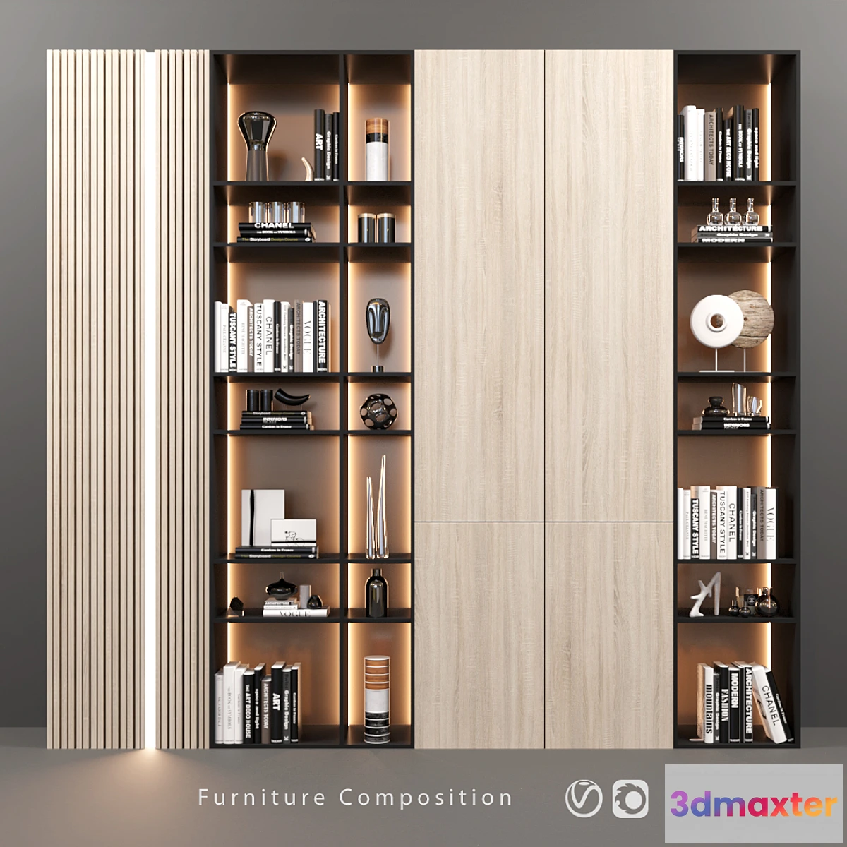 1409456 - Furniture Composition  73 3D Max