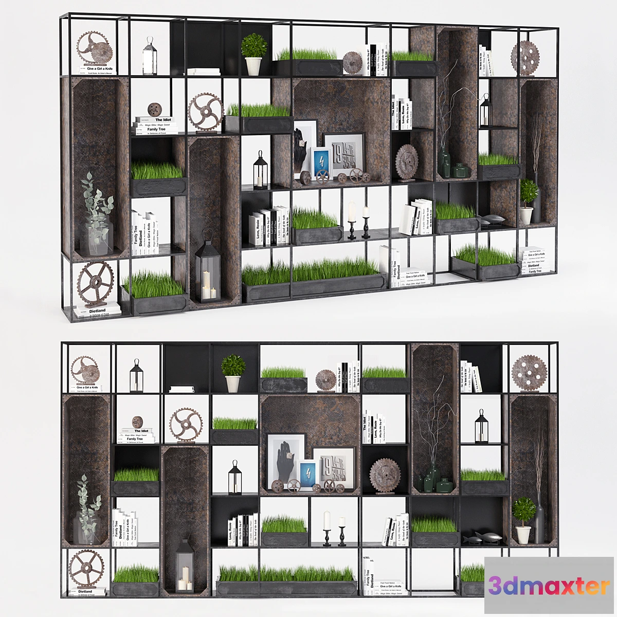 1413908 - Rack with Loft set 3D Max