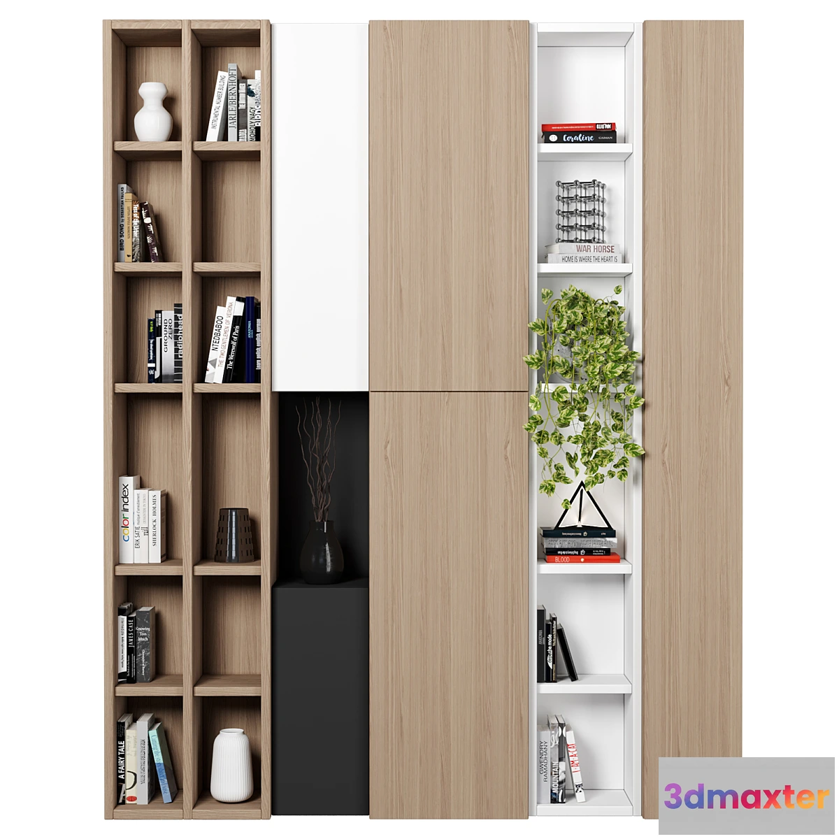 1423032 - Rack and Bookcase 3D Max