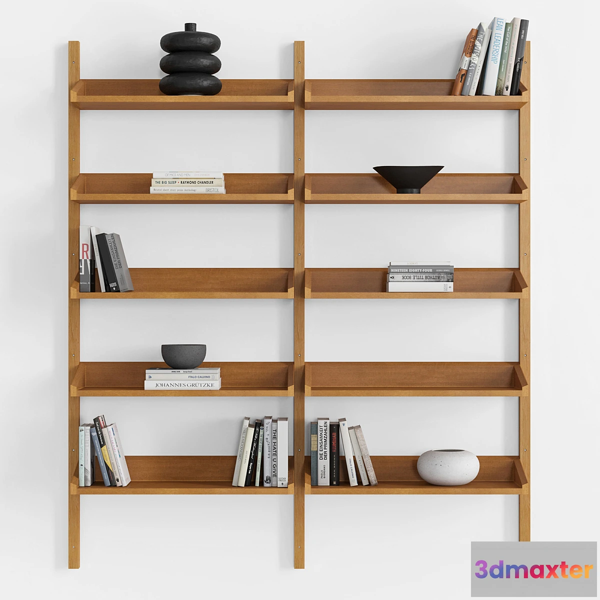 1426764 - Mid Century Bookshelf 3D Max