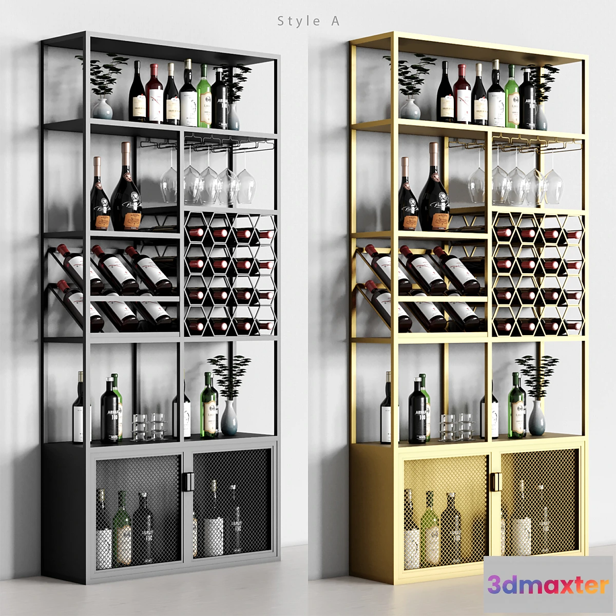 1429748 - Homary Industrial Rack 03 3D Max