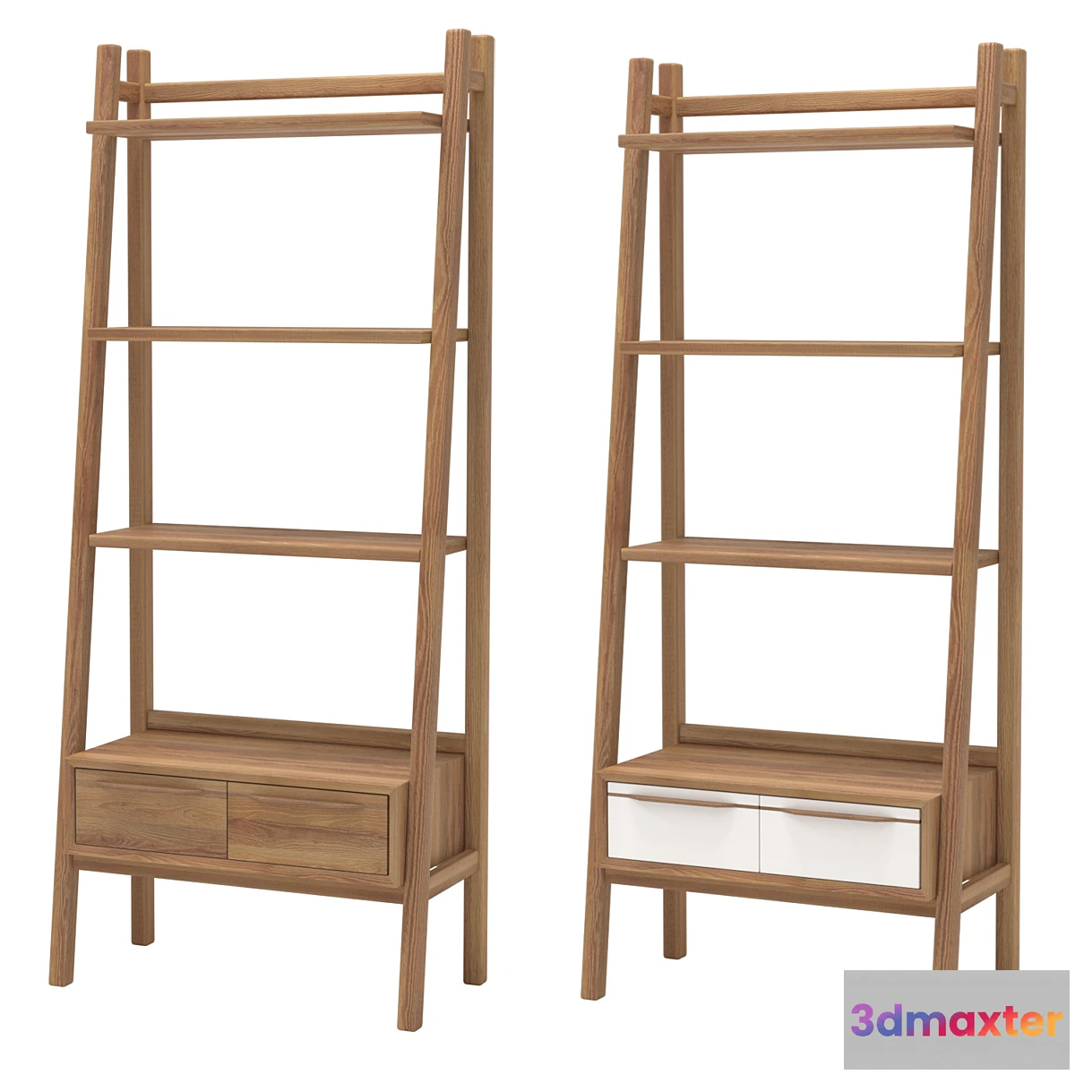 1438328 - Narrow rack Bruni (white) 3D Max