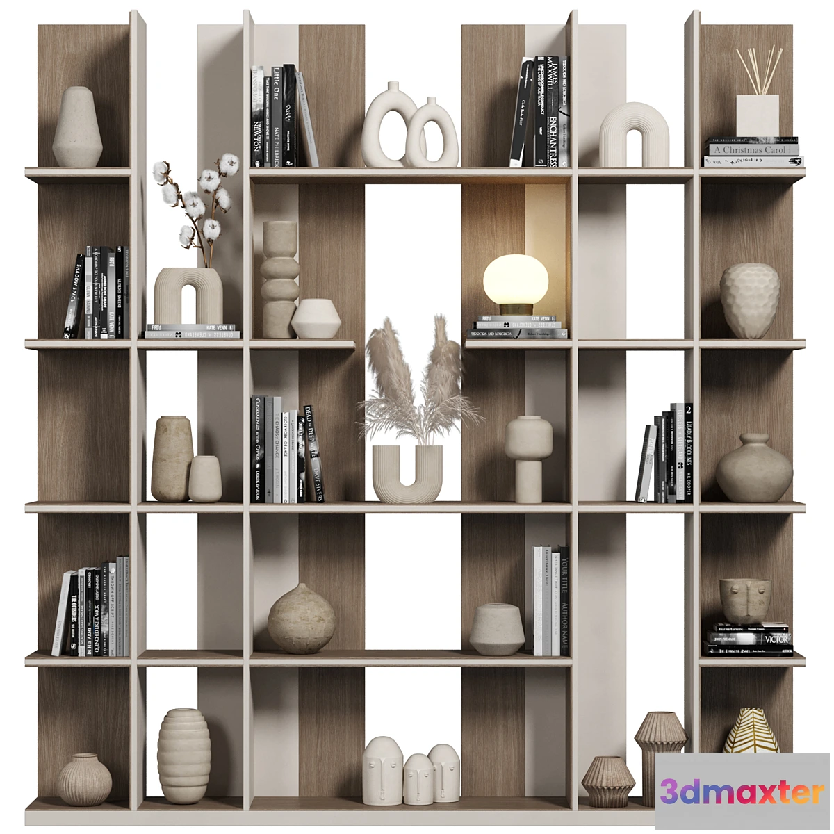 1439902 - Cabinet with shelves 080 3D Max