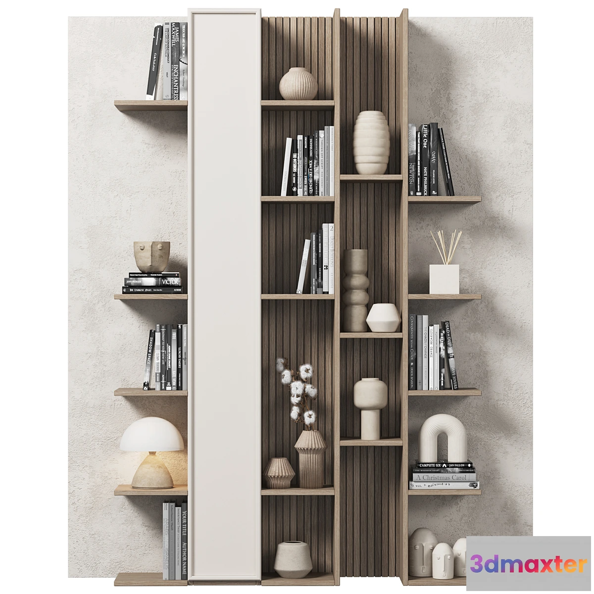 1444836 - Cabinet with shelves 065 3D Max