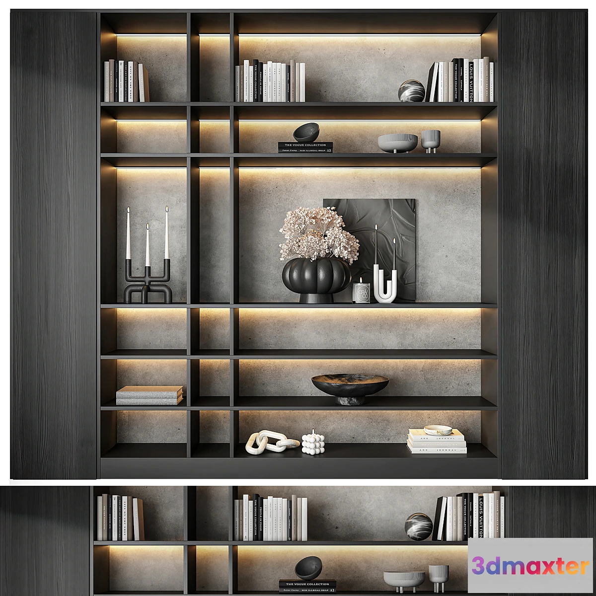 1450124 - Bookcase 07 3D Max