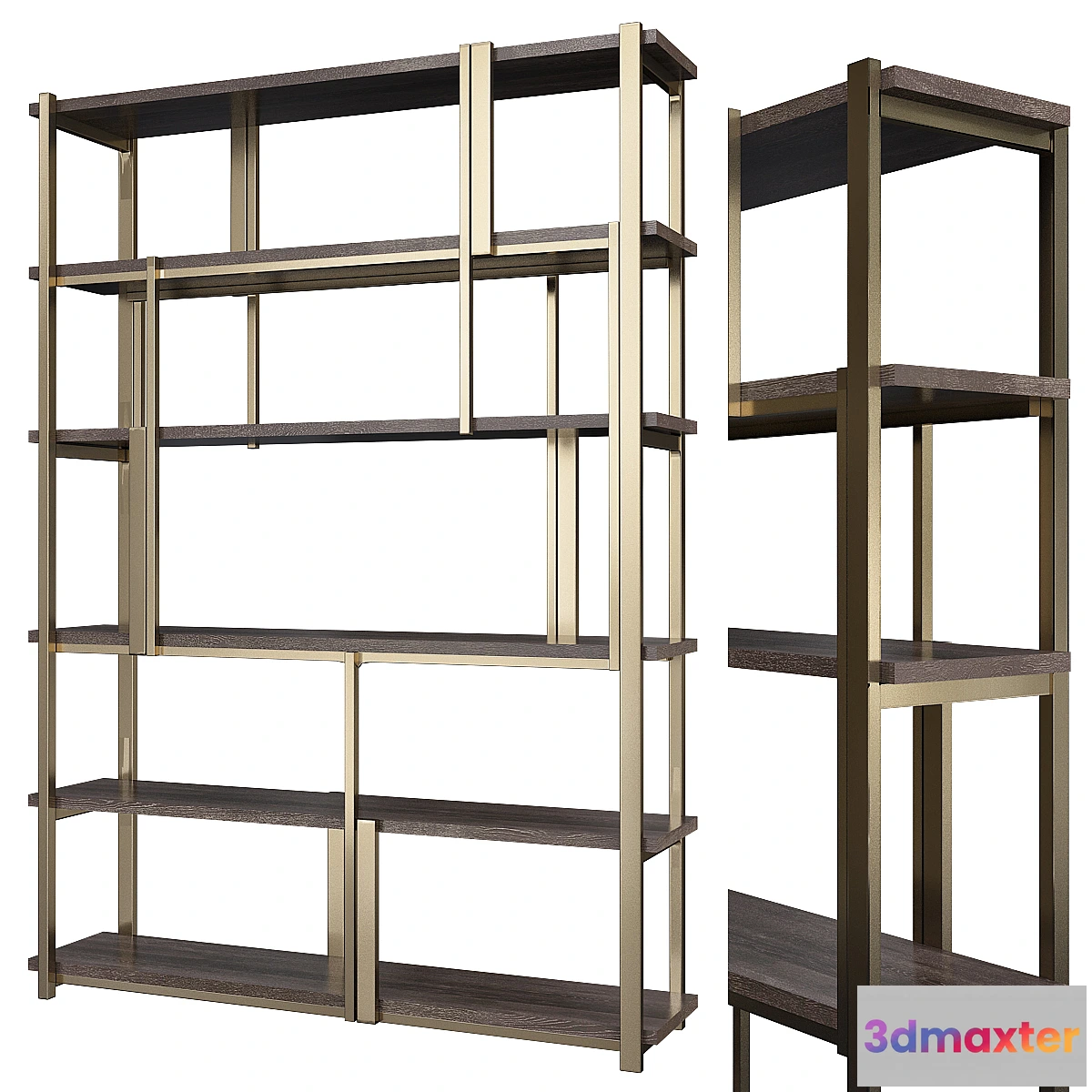 1455582 - Shakedesign Bookcases No. 1 3D Max
