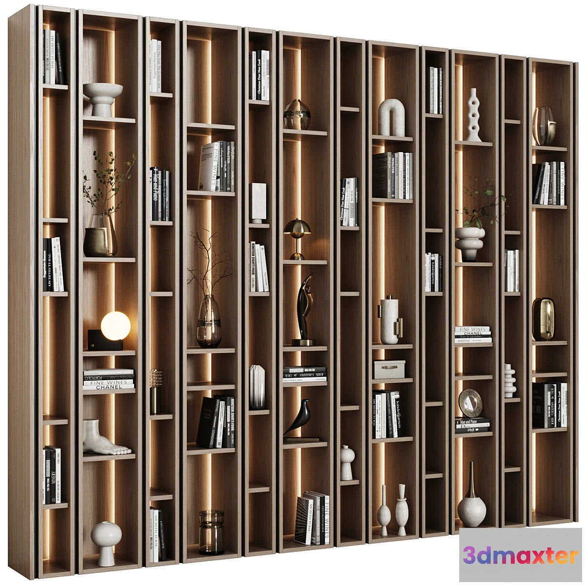 1462334 - Modern Modular Shelving 01 3D Max