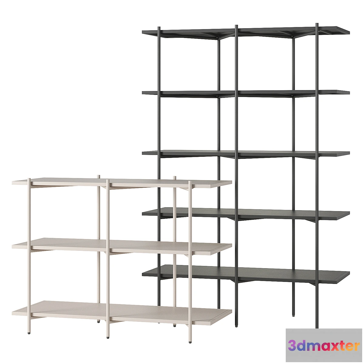 1468170 - RJ living cross shelving 3D Max