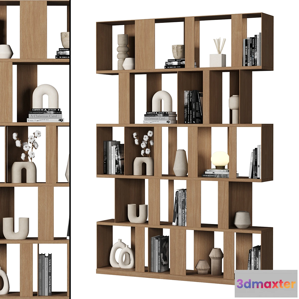 1473520 - Cabinet with shelves 040 3D Max