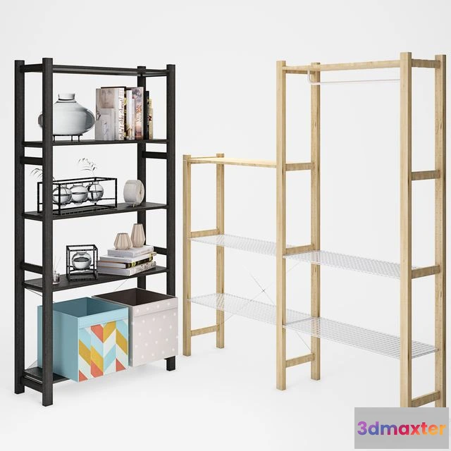 1537598 - Ikea Ivar Ikea Ivar Shelving Set 3D Max
