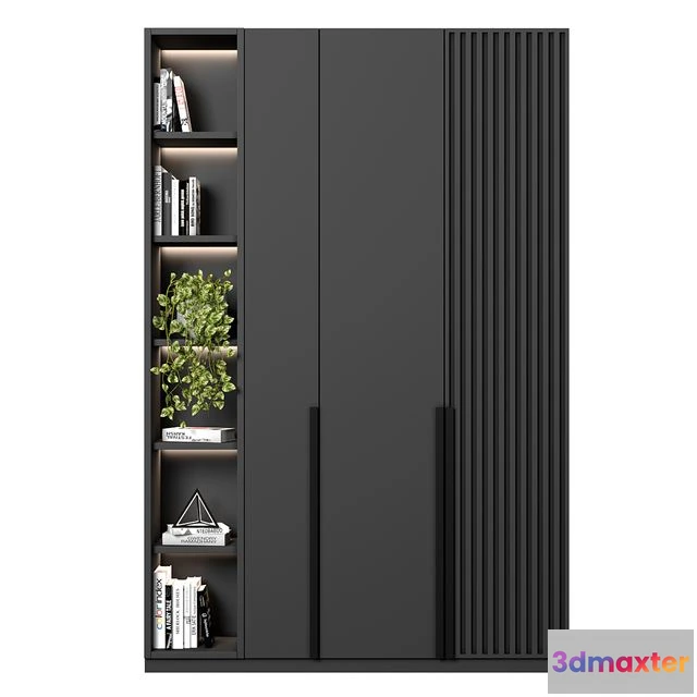 1539018 - Cabinet With Shelves 12 3D Max